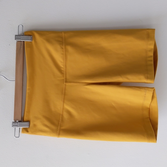 Yogalicious Pants - Yogalicious Lux Bike Shorts Golden Yellow Women's XS